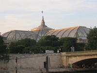 Along the Seine at sunset